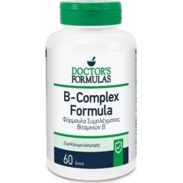 B-COMPLEX FORMULA (ΦΟΡΜΟΥΛΑ ΣΥΜΠΛΕΓΜΑΤΟΣ ΒΙΤΑΜΙΝΩΝ Β) DOCTOR'S FORMULAS 60tabs ΒΙΤΑΜΙΝΗ Β